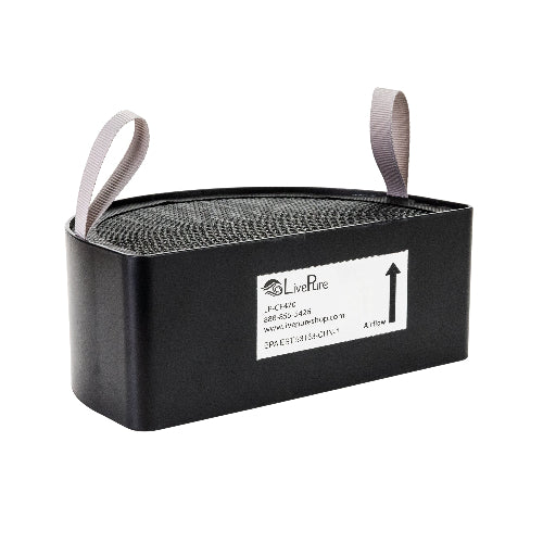 LivePure Replacement Granular Carbon Filter for LP470THP True HEPA Air Purifier w/Granular Carbon Insert LP-CF470