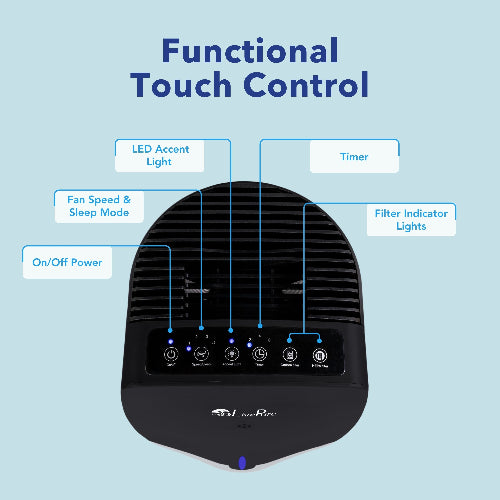 LivePure True HEPA Air Purifier w/Granular Carbon Insert LP470THP
