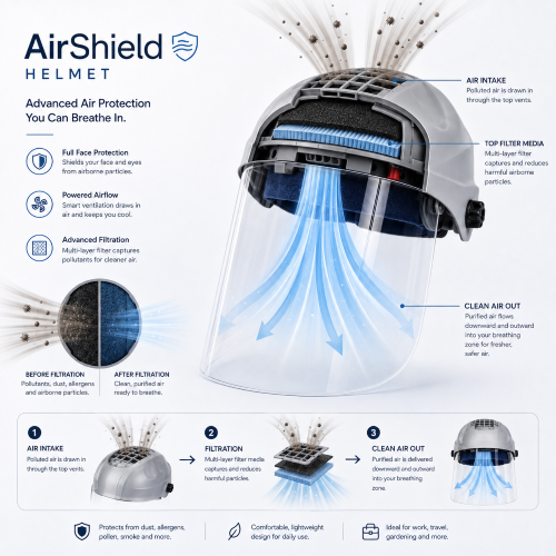 Safe Air Innovations Air Shield Air Purifier