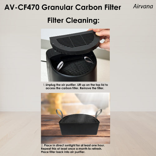 Airvana Capri True HEPA Air Purifier w/Granular Carbon Insert AV470THP