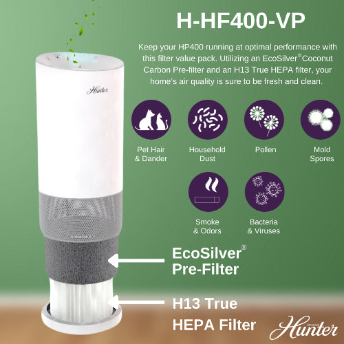 Hunter Replacement Air Purifier Filter Value Pack H-HF400-VP