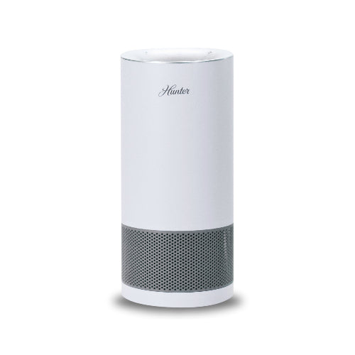 Hunter True HEPA Cylindrical Tower Air Purifier with UVC Light Technology HP450UV