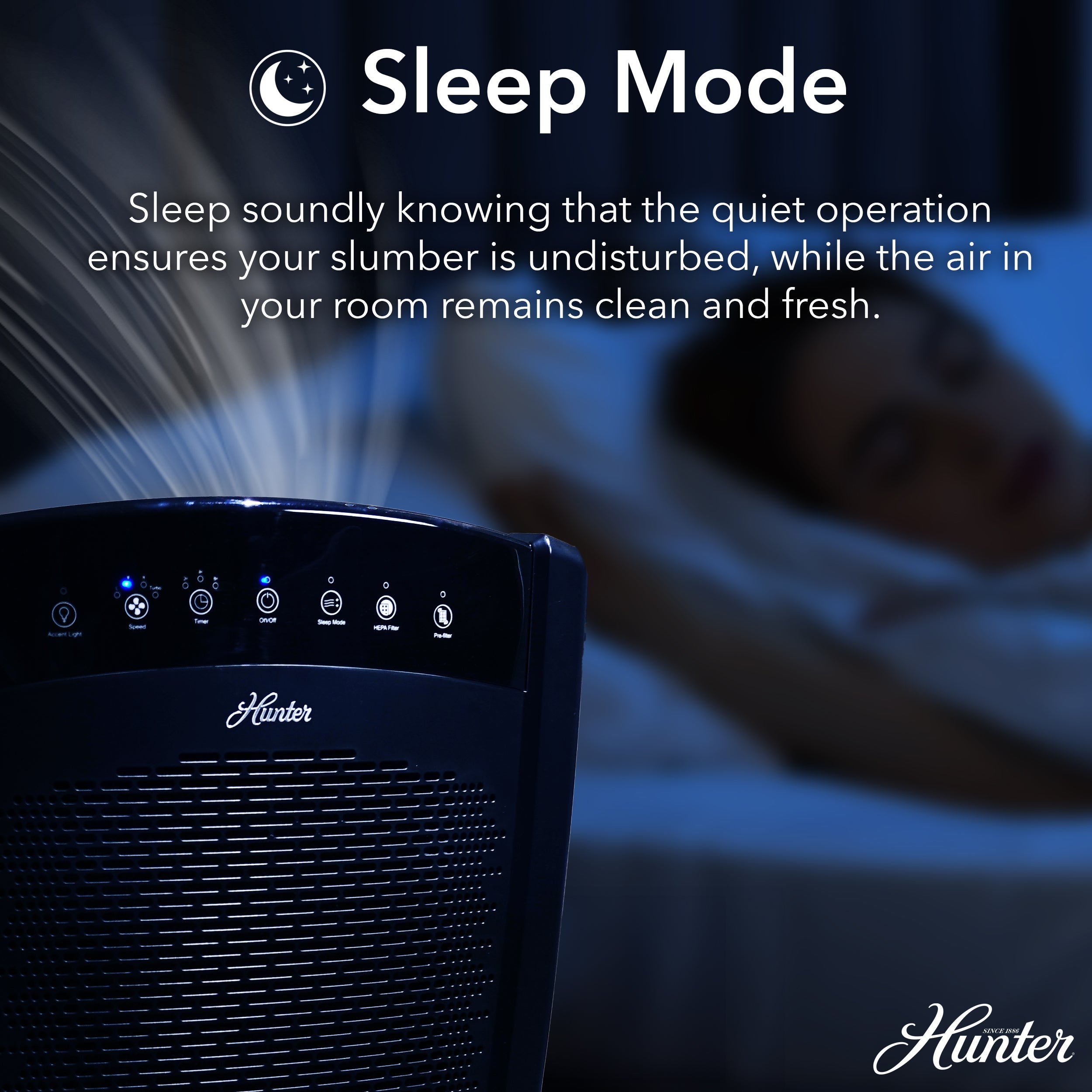 Hunter Multi-Room Large Console Air Purifier HP800