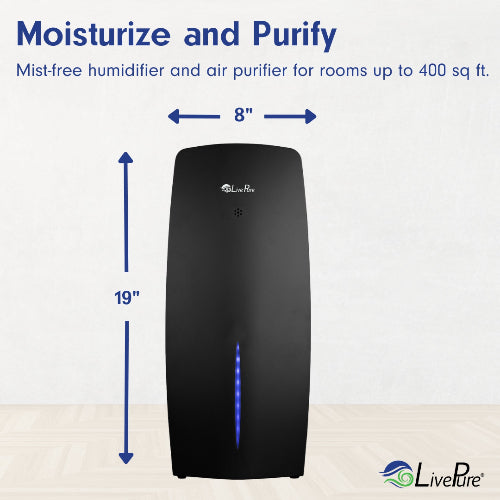 LivePure True HEPA Air Purifier & Humidifier LP460APH