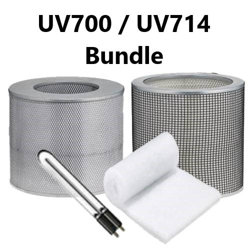 Airpura UV700 / UV714 Filter Bundles - Portable Unit on Wheels